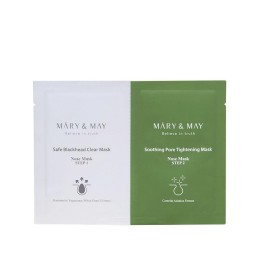 MARY&MAY DAILY SAFE BLACK HEAD CLEAR NOSE MASK 2*3,5ГР