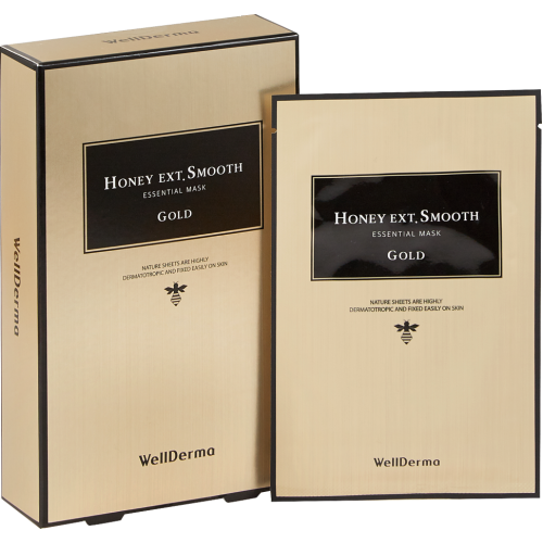 WELLDERMA  HONEY EXT. SMOOTH ESSENTIAL MASK GOLD