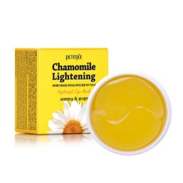 Petitfee Chamomile lightening hydrogel eye mask, 60шт